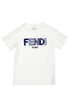 FENDI KIDS' LOGO APPLIQUÉ T-SHIRT