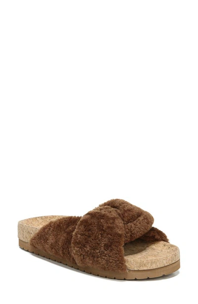 Vince Goran Genuine Shearling Slipper In Umbra