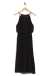 Sam Edelman Pleated Maxi Dress In Black