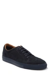 Paisley & Gray Addington Wingtip Leather Sneaker In Navy Suede