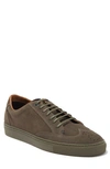 Paisley & Gray Addington Wingtip Leather Sneaker In Olive Suede