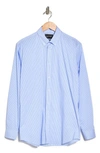 Alton Lane The Rack Casual Long Sleeve Shirt In Oxford Blue Bengal Stripe