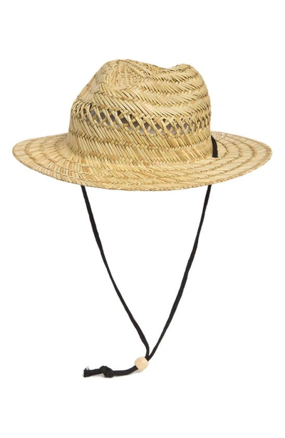 Abound Woven Straw Panama Hat In Tan Combo