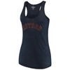 SOFT AS A GRAPE SOFT AS A GRAPE NAVY HOUSTON ASTROS PLUS SIZE SWING FOR THE FENCES RACERBACK TANK TOP