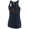 Soft As A Grape Women's  Navy Houston Astros Plus Size Swing For The Fences Racerback Tank Top In Navy