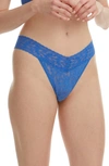 Hanky Panky Original Rise Thong In Beguiling Blue