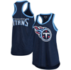 G-iii 4her By Carl Banks Women's  Navy Tennessee Titans Tater Tank Top In Navy