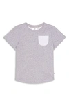 MILES AND MILAN KIDS' THE ADDISON POCKET T-SHIRT