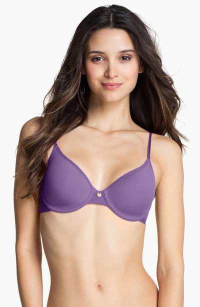 Natori Understated Underwire T-shirt Bra In Grape Ice