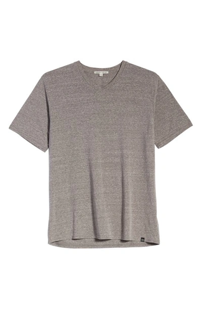 Threads 4 Thought Slim Fit V-neck T-shirt In Heather Grey