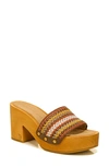 Veronica Beard Hannalee Woven Platform Sandal In Brown Multi