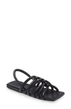 Marsèll Tavola Slingback Sandal In Pelle Vitello Black