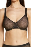 Wacoal Women's All Edge Underwire Bra 855341 In Black