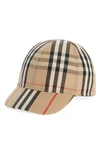 BURBERRY ARCHIVE CHECK BASEBALL HAT