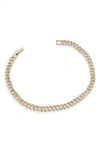 BAUBLEBAR BAUBLEBAR MILEY PAVÉ CURB CHAIN BRACELET