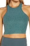 Beyond Yoga Spacedye Studio Cropped Tank In Rainforest