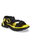 Alexander Mcqueen Tread Sandals In Black