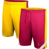 COLOSSEUM COLOSSEUM MAROON/GOLD ARIZONA STATE SUN DEVILS AM I WRONG REVERSIBLE SHORTS