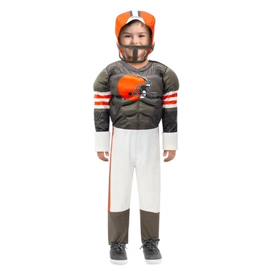 Jerry Leigh Kids' Toddler Brown Cleveland Browns Game Day Costume