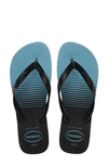 Havaianas Men's Top Basic Sandals Men's Shoes In Black/ Black/ Nautical Blue