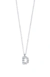 BONY LEVY ICON DIAMOND INITIAL PENDANT NECKLACE