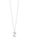 BONY LEVY ICON DIAMOND INITIAL PENDANT NECKLACE