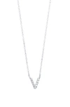 BONY LEVY ICON DIAMOND INITIAL PENDANT NECKLACE