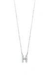 BONY LEVY BONY LEVY ICON DIAMOND INITIAL PENDANT NECKLACE