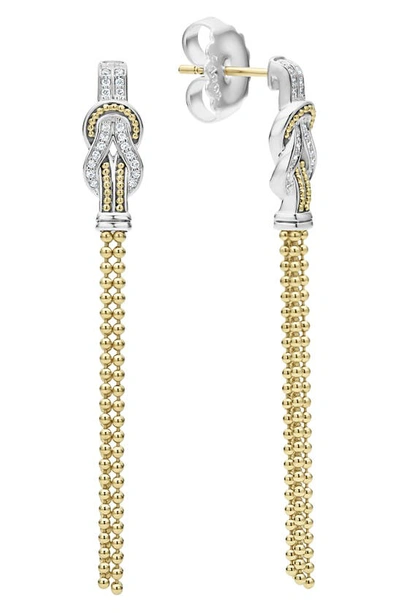 Lagos Newport Tassel Drop Earrings In Diamond