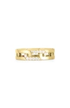 ROBERTO COIN NAVARRA ORO CLASSIC LINK PAVÉ DIAMOND RING