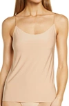 Commando Butter Scoop Neck Spandex Camisole In Beige