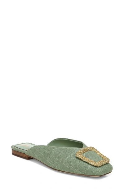 Sam Edelman Women's Lavina Buckle Mules Women's Shoes In Jade