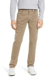 Frame L'homme Slim Fit Jeans In Garage Grim In Stone Beige