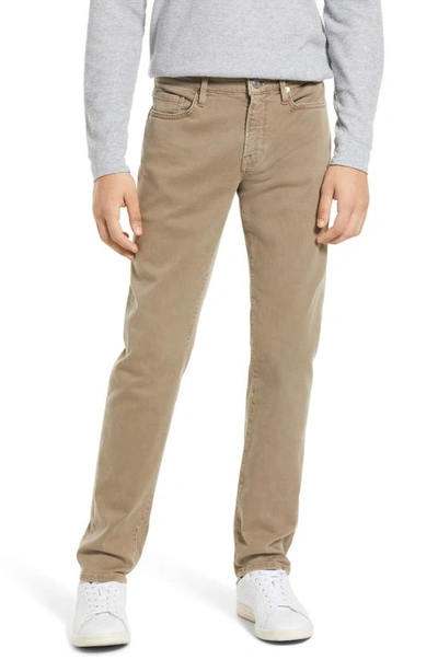 Frame L'homme Slim Fit Jeans In Garage Grim In Stone Beige