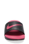 Nike Girls  Kawa Slide In Black/vivid Pink