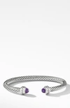 DAVID YURMAN CABLE CLASSICS BRACELET WITH SEMIPRECIOUS STONES & DIAMONDS