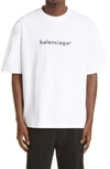 BALENCIAGA NEW COPYRIGHT LOGO GRAPHIC TEE