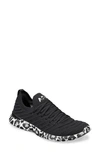 Apl Athletic Propulsion Labs Techloom Wave Hybrid Running Shoe In Black / White / Leopard