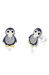 Chanteur Kids' Penguin Stud Earrings In Multi