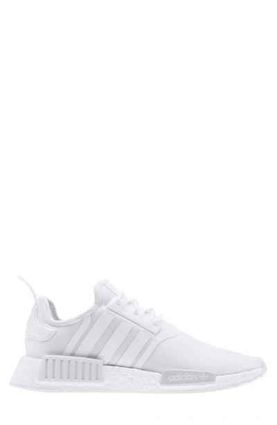 Adidas Originals Nmd R1 Primeblue Sneaker In Cloud White/cloud White/cloud White