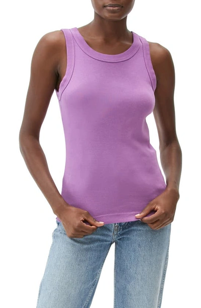 Michael Stars Paloma Cotton Tank Top In Mystic