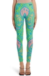 VERSACE MEDUSA MUSIC LEGGINGS