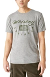LUCKY BRAND WHISKEY BUSINESS GRAPHIC TEE