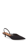 Neous Sling-back Suede Mules In Black