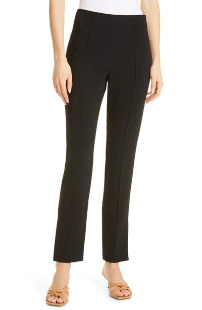 Cinq À Sept Brianne Slit-leg Trousers In Black