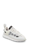 Y-3 Shiku Run Faux-leather And Mesh Trainers In Corewhite/ Black/ Orbitgrey