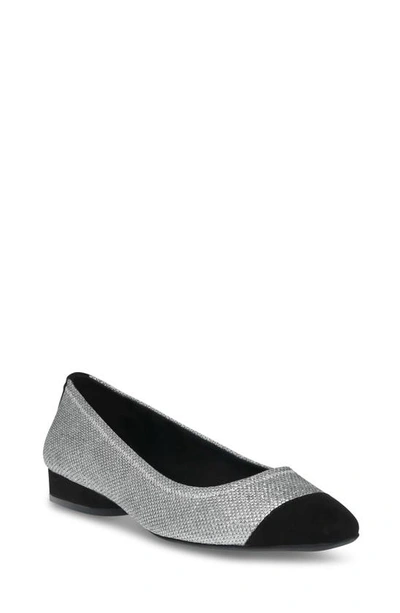 Anne Klein Carlie Flat In Pewter