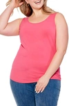 Nic + Zoe Perfect Shirttail Tank In Rose Quartz