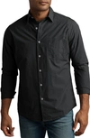 ROWAN ROWAN EVERETT COTTON POPLIN BUTTON-UP SHIRT