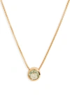 DEAN DAVIDSON MIDI SIGNATURE STONE PENDANT NECKLACE